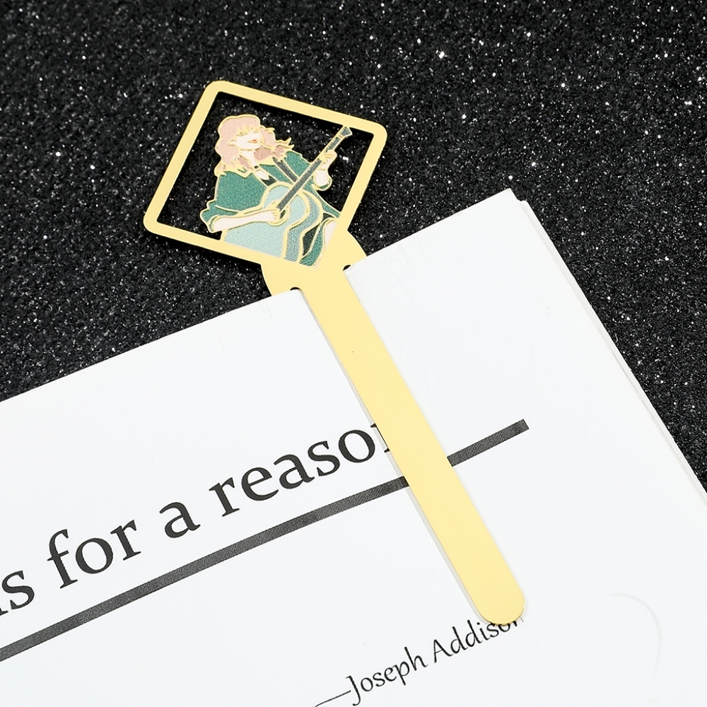 Taylor Swift Metal Gold Bookmark Book Mark